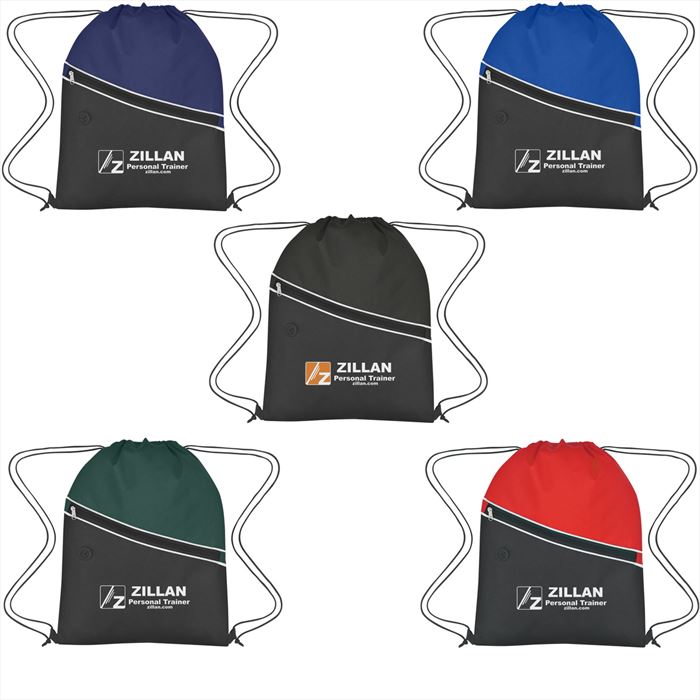 JH3366 Non-Woven Two-Tone Sports Pack with Custom Imprint